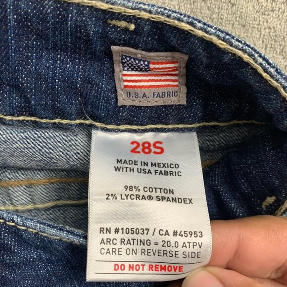 Ariat Jeans Women 28S FR Mid Rise Boot Cut Work Chore Horse Farm Cowgirl Western - Picture 11 of 14